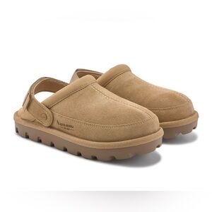 Koolaburra by UGG Suede Slip-On Clogs Mules – Women’s 10 – Taupe